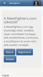 Mobile Screenshot of hu.meetfighters.com