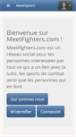 Mobile Screenshot of fr.meetfighters.com