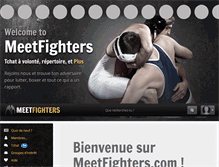 Tablet Screenshot of fr.meetfighters.com