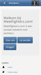 Mobile Screenshot of nl.meetfighters.com