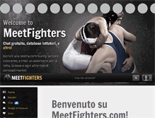 Tablet Screenshot of it.meetfighters.com