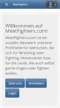 Mobile Screenshot of de.meetfighters.com