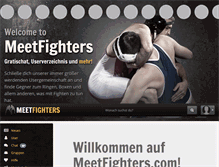 Tablet Screenshot of de.meetfighters.com