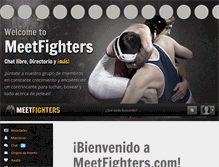 Tablet Screenshot of es.meetfighters.com
